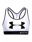 Top damski UNDER ARMOUR Mid Keyhole Graphic biały 100