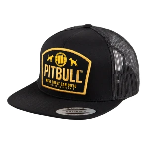 Czapka PIT BULL WEST COAST MESH SNAPBACK DOGS BLACK 