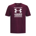 T-shirt UNDER ARMOUR GL Foundation SS T 849-572 bordowy 