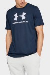 T-shirt UNDER ARMOUR LOGO SS 1329590-408 granatowy