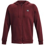 Bluza męska UNDER ARMOUR Rival Fleece FZ Hoodie bordowa 111-690