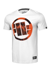 T-shirt PIT BULL WEST COAST Orange Dog 24 biały 
