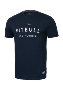 T-shirt PIT BULL WEST COAST USA CAL Granatowy