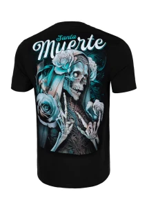 T-shirt PIT BULL WEST COAST SANTA MUERTE Czarny