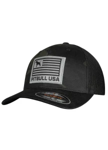 Czapka PIT BULL WEST COAST Full Cap PITUBULL USA Black/Black