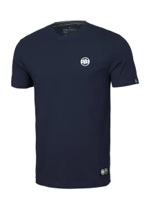 T-shirt PIT BULL WEST COAST Small Logo granatowy