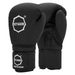 Rękawice bokserskie Octagon Skaj MAT new black