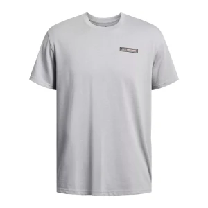 T-shirt UNDER ARMOUR UA HW ARMOUR LABEL SS 831-011 SZARY