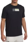 T-shirt UNDER ARMOUR UA M 60/40s Hoops SS 187-001 czarny