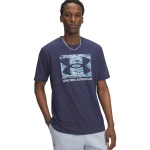 T-shirt UNDER ARMOUR ABC Camo Boxed Logo SS 673-403 granatowy