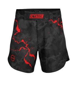 Spodenki szorty MMA Legion Octagon Marble Camo red