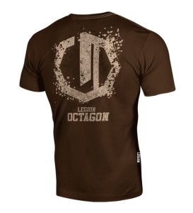T-shirt OCTAGON Legion Octagon Grunge brown