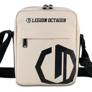        Torebka saszetka na ramię Legion Octagon Siena ecru/black