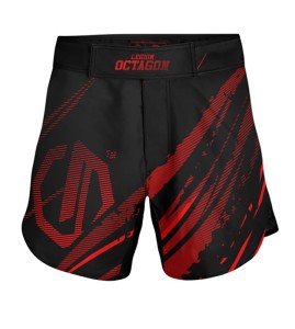Spodenki szorty MMA Legion Octagon Escape black/red