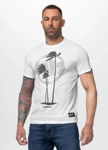 T-shirt PIT BULL WEST COAST PALMS white