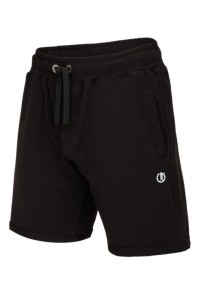 Spodenki bawełniane Octagon Logo Guma black/white