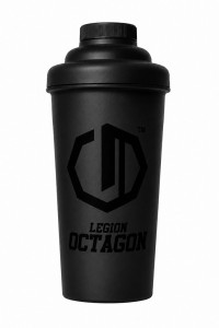 Shaker sportowy Legion Octagon PRO 750ml Black/Black black cup