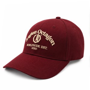 Czapka z daszkiem Legion Octagon Worldwide Est. 2010 Burgund