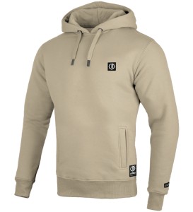 Bluza Legion Octagon Small Logo beige z kapturem